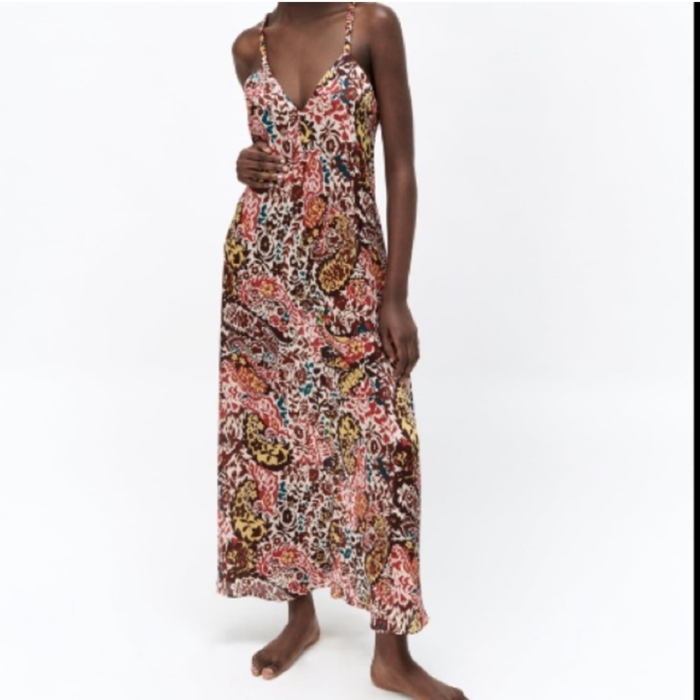 Zara Maxi Dress, Never Worn, Beautiful, Summer, Sexy Dress.